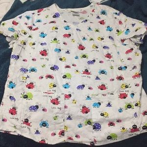 Scrub Star Scrub Top